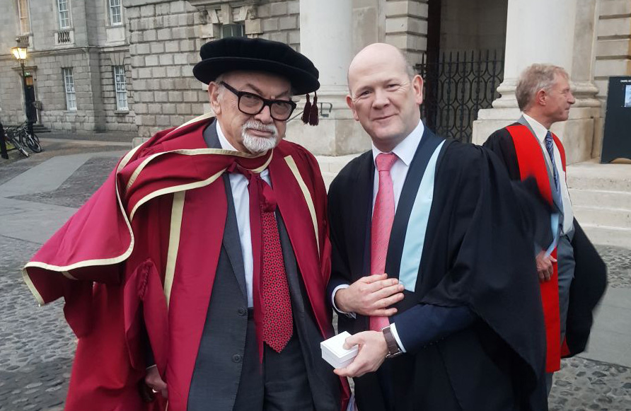 Michael Carroll awarded Nael G Bunni Medal by Trinity College Dublin