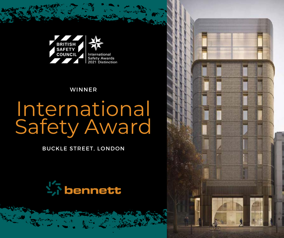 International Safety Award for Buckle Street